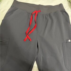 Figs Gray Yola Skinny scrub pants